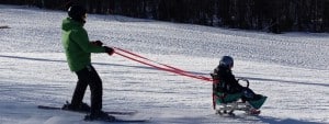 Vermont Adaptive on the ski slope