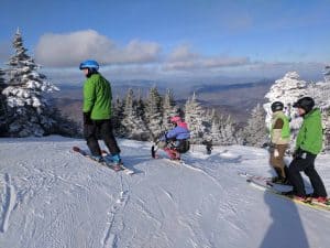 Kerry skis Pico Mountain