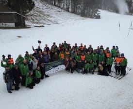 USABA participants and guides at Pico Mountain Feb 2016